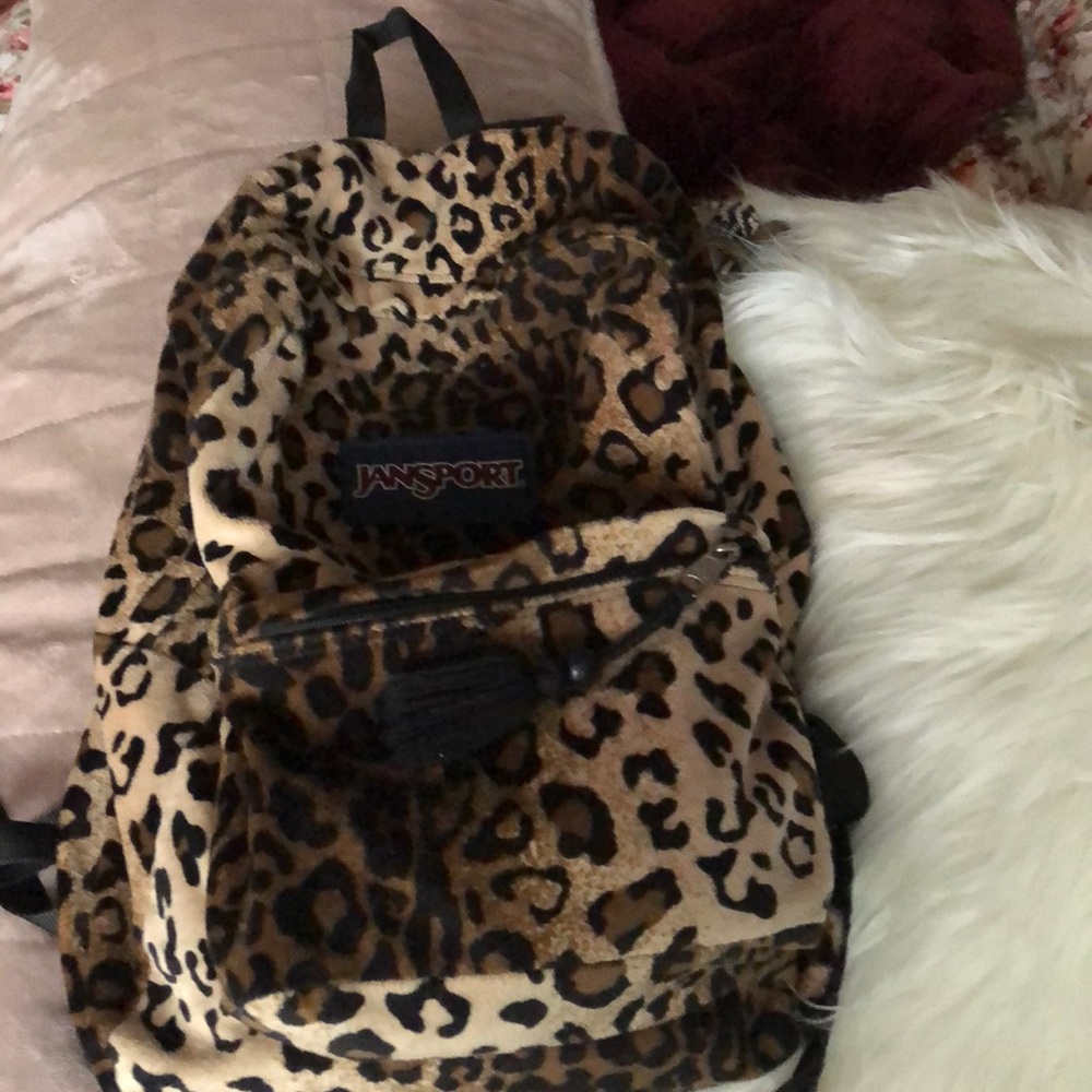 Cheetah Print Jansport Backpack